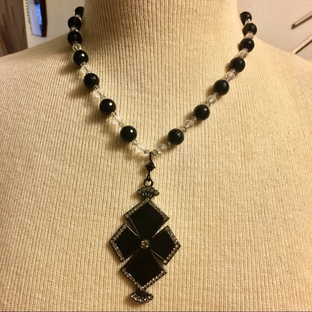 Beaded Statement Necklace
